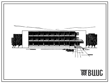 Типовой проект 242-2-15с Спальный корпус на 111 мест для домов отдыха.