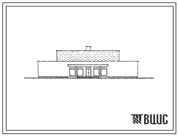 Типовой проект 284-4-43 Баня на 50 мест, для строительства в 1В подрайоне, 2 и 3 климатических районах