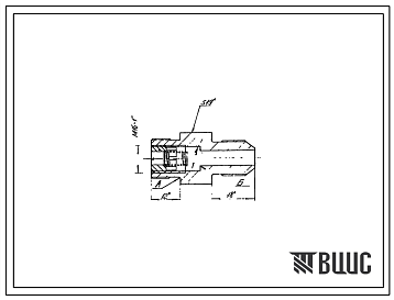 Шифр КП63-1-1.00.00 Клапан предохранительный КП63-1-1.00.00