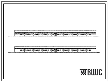 Типовой проект 802-5-41.85 Свинарник-откормочник на 1200 мес. (Полносборное здание с рамным каркасом)
