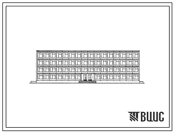 Типовой проект 234-2-23/76 Универсальный учебный корпус для техникумов и ПТУ со средней общеобразовательной подготовкой на 720 учащихся и для ПТУ без средней общеобразовательной подготовки на 960 учащихся. (Со стенами из кирпича).