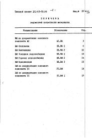 Альбом 4 Ведомости потребности в материалах
