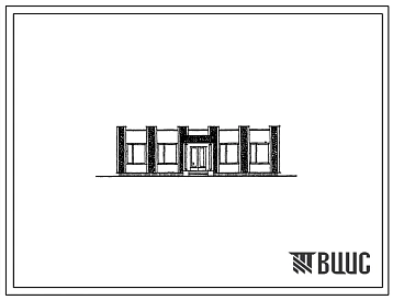 Типовой проект 281-1-135-148 Сельский комплексный приемный пункт на 6 рабочих места. Здание одноэтажное в конструкциях серии 135. Стены из однослойных легкобетонных панелей.