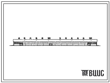 Типовой проект 801-413 Здание для доращивания и откорма 500 голов молодняка крупного рогатого скота мясных пород.