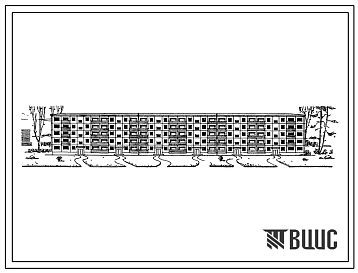 Типовой проект 1-464АП-16 Пятиэтажный крупнопанельный жилой дом на 95 квартир.