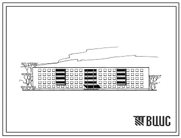 Типовой проект 165-80-25с Общежитие на 410 человек для строительства в 3-Б строительно-климатическом подрайоне с сейсмичностью 7 и 8 баллов.