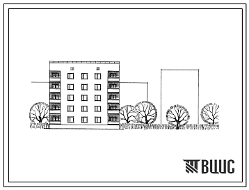 Типовой проект 87-010 Блок-секция 5-этажного дома рядовая на 10 квартир для строительства в 3 строительно-климатической зоне.