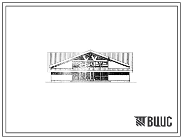 Типовой проект 278-031-104.88 Общественный центр сельского населенного пункта (из зданий-блоков). Тип I. Стены из монолитного бетона.