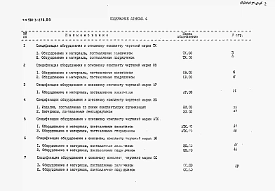 Альбом 4 Спецификации оборудования