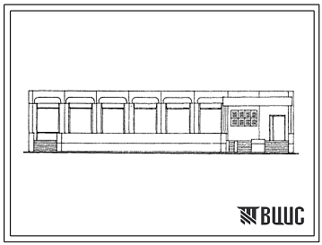 Типовой проект 271-18-032.23.88 Пристроенные блоки учреждений социально-культурно-бытового обслуживания на базе серии 1.090.1-1. Магазин «Фототовары» торговой площадью 250 м2. Для г.Калинина и Калининской области