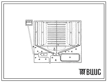 Типовой проект 806-19М Песцовая ферма на 400 самок. Для строительства в районах тундровой зоны Крайнего Севера с вечномерзлыми грунтами. Расчетная наружная температура -56 0С. (Генеральный план. Для основного стада. Для молодняка. Кормокухня производитель