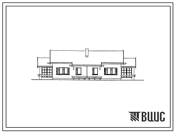 Типовой проект 184-12-191/1.2 1-этажный 2-квартирный жилой дом с 3-комнатными квартирами для индивидуальных застройщиков. Для строительства в 1В климатическом подрайоне, 2 климатическом районе.