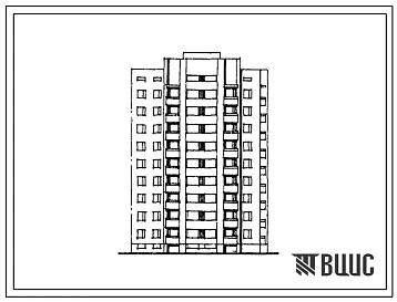 Типовой проект 156-06.85 Девятиэтажная блок-секция угловая на 36 квартир