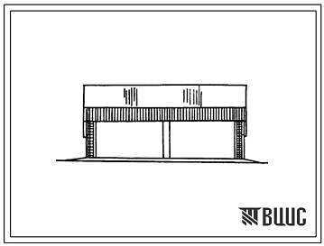 Типовой проект 801-402 Навес для отдыха 50 голов молодняка крупного рогатого скота.