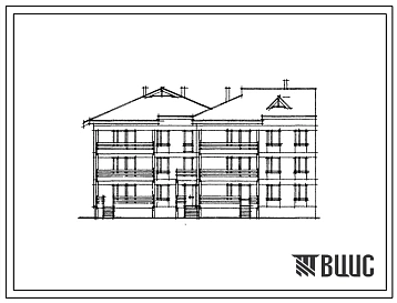 Типовой проект 17-028/1.2 Блок-секция торцевая левая на 12 квартир (двухкомнатных 2Б – 6, трехкомнатных 3Б – 6). Общая площадь 684 м2 (СТЕНЫ ИЗ КРУПНЫХ ЛЕГКОБЕТОННЫХ БЛОКОВ, Перекрытия железобетонные. Полное инженерное благоустройство, Одноэтажные, Двухэт