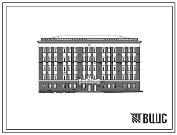 Типовой проект архитектора Степановой (1949 года). Общеобразовательная школа на 880 учащихся. Стены из кирпича. Проект капительного ремонта.