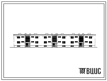 Типовой проект 114-22-37 Двенадцатиквартирный секционный жилой дом с двух-, трехкомнатными квартирами.