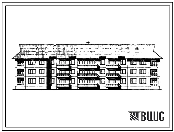 Типовой проект 111-135-96/1 3-этажный 2-секционный жилой дом на 24 квартиры