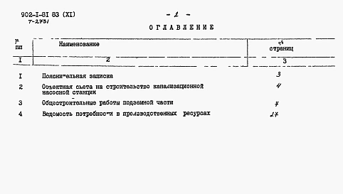 Альбом 11 Сметы. Подземный часть (открытый способ в сухих грунтах)
