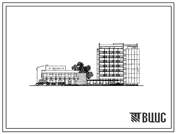 Типовой проект 282-5-20сп Гостиница на 200 мест для строительства в 4А и 4Г климатических подрайонах, с сейсмичностью 9 и 8 баллов, на просадочных грунтах 2 типа.