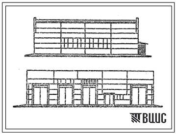 Типовой проект 816-2-11.84 Здание наружной мойки, диагностики и защиты машин от коррозии районного объединения «Сельхозхимия» (стены панельные).