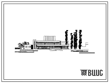 Типовой проект 265-12-104с Дом культуры с залом на 300 мест (со спортблоком) для строительства в 4 климатическом районе с сейсмичностью 7 баллов.