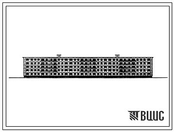 Типовой проект 1у-438АВ-34Б Пятиэтажный шестисекционный жилой дом на 100 квартир со стенами из крупных легкобетонных блоков.