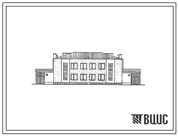 Типовой проект 144-40-67с.2 2-этажный 2-квартирный жилой дом с 7-комнатными квартирами в двух уровнях. Для строительства в 4А и 4Г климатических подрайонах (Хорезмской области) сейсмичностью 7 и 8 баллов.