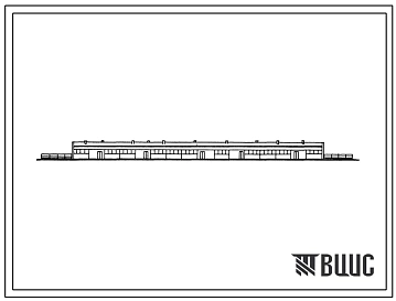 Типовой проект 801-4-73с.84 Здание для содержания 470 телок в возрасте от 6 до 10 месяцев. Для строительства в климатических подрайонах сейсмичностью 7 и 8 баллов.