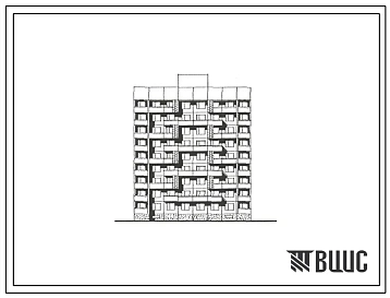 Типовой проект 160-015с/1.2 Блок-секция рядовая 36-квартирная 1А-1А-4Б-4Б (Шаг поперечных стен 3,2 и 3,6 м СТЕНЫ ИЗ ОДНОСЛОЙНЫХ КЕРАМЗИТОБЕТОННЫХ ПАНЕЛЕЙ, Ориентация широтная, Сейсмичность 8 баллов, Девятиэтажные)