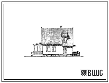 Типовой проект 143-216-11 Одноквартирный мансардный пятикомнатный жилой дом.