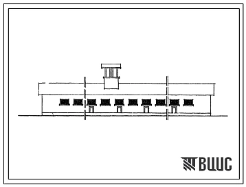 Типовой проект 802-40 Свинарник для содержания 600 голов поросят-отъемышей и 50 голов ремонтного молодняка в товарных фермах. Стены и перекрытия из сланцезольных газобетонных панелей, удаление навоза скребковыми транспортерами.