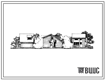 Типовой проект 185-000-78с Мансардный трехкомнатный летний домик (планировочный вариант – 2). Для строительства во 2В, 3Б, 3В и 4Г климатических подрайонах Армянской ССР сейсмичностью 7, 8 и 9 баллов