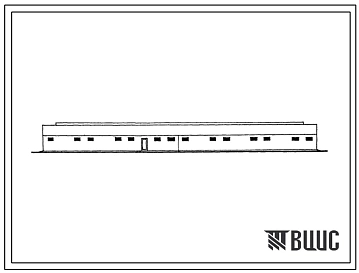 Типовой проект 801-4-147.13.87 Здание на 300 голов ремонтного молодняка крупного рогатого скота мясных пород боксового содержания (с кирпичными стенами) (для Казахской ССР)