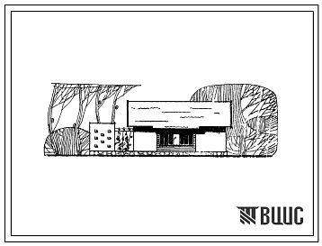 Типовой проект 184-24-33 1-этажный 1-квартирный 3-комнатный дом для индивидуального строительства. Для строительства во 2В, 3Б, и 3В климатических подрайонах.