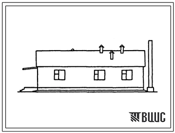 Типовой проект 817-225.85 Бригадный дом на 15 человек (в деревянных конструкциях)