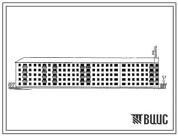 Типовой проект 1-306с-38к Пятиэтажный жилой дом на 160 квартир со стенами из кирпича.
