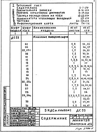 Альбом 1 ДС55 Машинные помещения лифтов. Детали узлов.