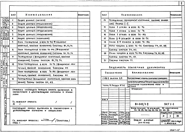 Альбом 5 Внутренний водопровод, канализация и газопровод ниже и выше отм. 0.000. 81-012/1.2-ВКГ.1-1