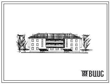 Типовой проект 114-52-185с Трехэтажный двухсекционный дом на 18 квартир (однокомнатных 1Б-6, двухкомнатных 2Б-6, трехкомнатных 3Б-6). Для строительства во 2В и 3В климатических подрайонах сейсмичностью 9 баллов