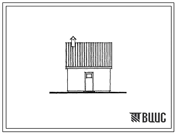 Типовой проект 198-235-8.86 Хозяйственная постройка для содержания скота и птицы. Для индивидуального строительства в сельской местности