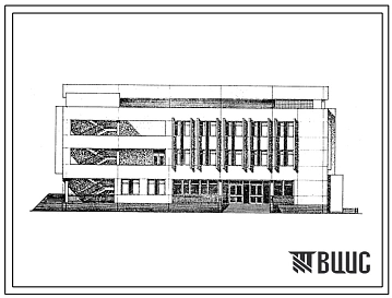 Типовой проект 242-4-69с.83 Общественный корпус (в конструкциях ИИС-04) турбазы на 200 мест с летним расширением до 400 мест. Для строительства в 4 климатическом районе сейсмичностью 7 и 8 баллов.