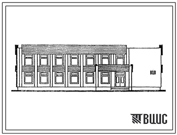 Типовой проект 264-20-89.13.86 контора правления колхоза (дирекция совхоза) с возможностью блокировать к клубу. Для Литовской ССР. (Ввод опубликован в И-12-86)