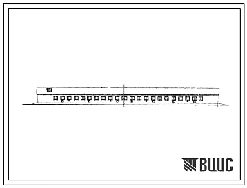 Типовой проект 805-111 Птичник для контрольного стада на 2500-3000 кур (10 секций).