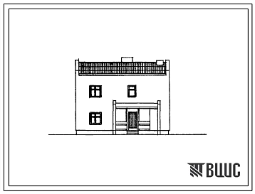Типовой проект 144-52-231.83 Двухэтажный жилой дом с квартирой типа 4Б в двух уровнях.