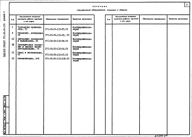Альбом 5 Спецификации оборудования.