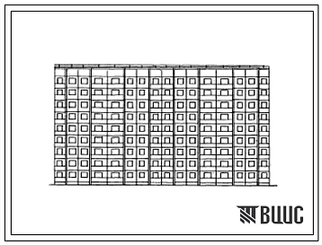 Типовой проект 97-096/1 Девятиэтажная блок-секция сдвоенная поворотная с внешним углом на 72 квартиры (однокомнатных 1Б-18, двухкомнатных 2Б-18, трехкомнатных 3А-18, пятикомнатных 5Б-18). Для строительства в 1В климатическом подрайоне Красноярского края