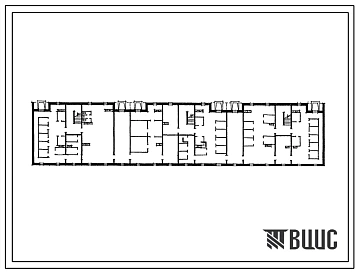 Типовой проект 111-26-118.1.13.87 4-этажный 3-секционный 32-квартирный жилой дом /для строительства в УССР/