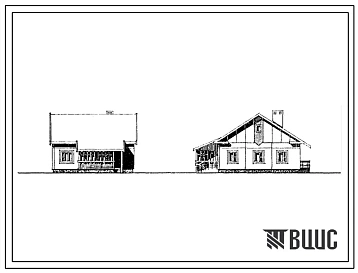 Типовой проект 181-210-38.86 Одноэтажный жилой дом с четырехкомнатной квартирой типа 4Б. Для индивидуальных застройщиков