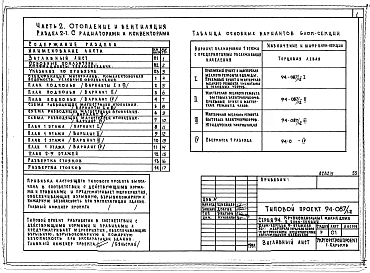 Альбом 5 Часть 1 Архитектурно-строительные чертежи віше отм.0.000. Часть 2 Отопление и вентиляция Раздел 2-1 С радиаторами и конвекторами. Часть 3  Водопровод, канализация и газопровод. Часть 5 Єлектрооборудование. Часть 6 Слаботочные устройства